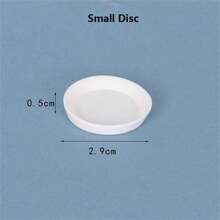 9 pezzi / 18 pezzi Mini set di stoviglie da cucina in ceramica bianca realistica, comprensivo di piatti, ciotole e tazze