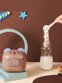 1pc Household Bear Shaped Powder/Milk Powder Storage Container