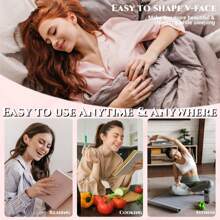 V-Line Lifting Face Mask, Sleep Chin Strap, V-Line Lifting Face Mask For Women, Chin Exerciser, Pink - Pink - View 4