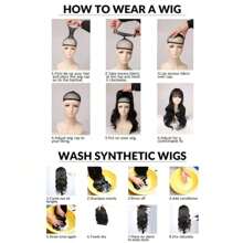 Crazy Scientist Wig, Men's Short White Crazy Wig With Beard And Eyebrows, Men's Halloween Costume Wig - White - View 9