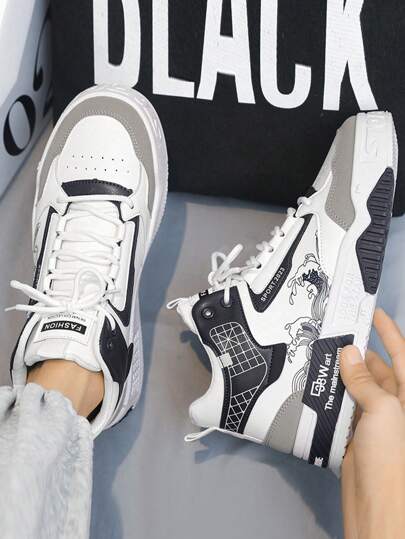 Sapatos casuais masculinos versáteis, adequados para todas as ocasiões, tênis de cano baixo da moda