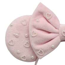 Disney Cut Out Herz Perle Schleife Haarband, Vergnügungspark Kostüm Haarreif, Party Verkleidung Haarzubehör, Haarband, Haarreifen