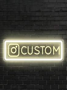 Néon personnalisé, lampe LED à impression UV personnalisée, luminosité réglable, alimentée par USB, fixation murale, à usage multiple pour chambre, salon, bar, dortoir, parc d'attractions, école, bureau, décoration de fête, cadeau idéal pour la maison et les amis. Néon personnalisé en forme d'étoile, enseigne lumineuse au néon LED personnalisée