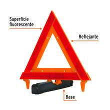 Safety Triangle, 11", TRUPER - 紅色 - 查看 2