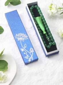 Tasbin 1pc 33pcs 12mm Exquisite Mala Beaded Bracelet, Handmade Prayer Bead Bracelet, Fashion Minimalist Black Gift Box (Multiple Colors)