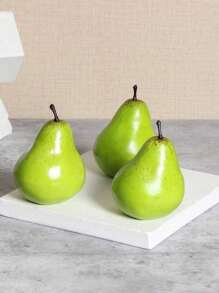 1 pieza/3 piezas Decoración de pato artificial con forma de pera realista, apta para plato de frutas, mesa de cocina del hogar, gabinete, comedor, fiesta, accesorios de fotografía - Multicolor - Ver 13