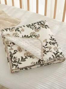 1 件超柔软舒适婴幼儿圆点毛绒毯，适合学龄前儿童午睡