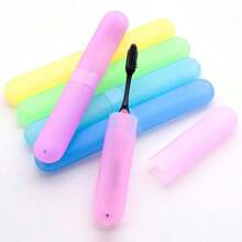 1pc/2pcs/5pcsPortable Travel Toothbrush Holder, Breathable Toothbrush Storage Box, Random Color, - Multicolor - View 15