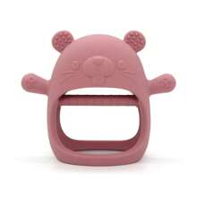 1pc Silicone Baby Teether, Teething Toy - Non-Dropping, Perfect Gift For Newborns For Easter, Thanksgiving, Christmas