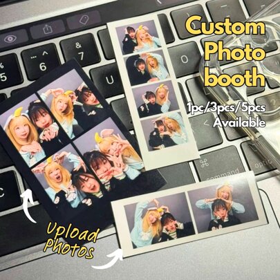 Customized Photo Stickers 1pc/3pcs/5pcs Multiple Quantity Options, Multiple Styles And Different Sizes Of Mini Photo Options For Best Friends, Girlfriends, Boyfriends, Customized Photos, Personalized Photos, Customized Couple Photos, Valentine's Day Gifts, Birthday Gifts, Anniversaries, Couple Gifts,Graphic Print,Home & Living,Haunt Your Home, Autumn Home Refresh, Xmas Decoration,Home Harmony