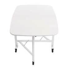 YUNRUX Folding Tables - White - View 6