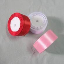 3 Stücke, 72 Yards/4cm Satinband Geschenkbox Verpackung, dekoratives Band, Bekleidungs Zubehör, Gewebeband, Geburtstags Festival Rose Blumen DIY Bastelband