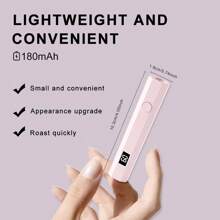 NEW Convenient Handheld Nail Dryer Lamp UV/LED Nail Curing All Gel Polish Nail Art Tool USB Rechargeabl Quick Dry Nail Lamp