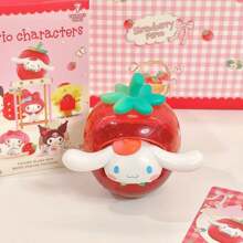 Sanrio Hello Kitty Strawberry Farm Plush Figurine Desktop Decor, Gift For Girls Birthday