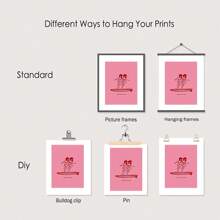 1PC Frameless Canvas Art Print - Vintage Western Surf Cowgirl, Art Deco Classic Modern Style, Wall Decor For Home Office, Bathroom, Living Room, Bedroom, Dining Room - Ink Artwork, Portraits, Character Themes, Herringbone Patterns - Spring/Summer Wall Art Decor - Perfect Gift For Art Lovers And Home Decor Enthusiasts!