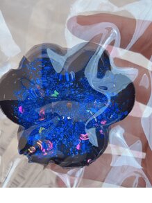 1 件星蓝猫爪挤压压力球，软橡胶，混合颜色，缓解焦虑和放松的创意玩具，适合青少年、儿童、办公桌、返校礼物，感官硅胶泥玩具