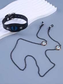 2pcs Adjustable PU Leather Eyeglasses Cords, Fashion & Unique - Multicolor - View 14