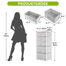 Dressers & Chests Of Drawers - 淺灰色 - 查看 2