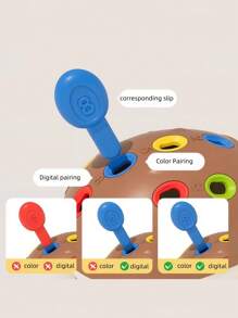 Juguetes Montessori para niños de 1 año,Juguete educativo del erizo ABS para entrenamiento sensorial,Juguetes sensoriales para niños,Juguetes para apilar para niños pequeños,Juguetes educativos para el desarrollo de la concentración del bebé,Juguetes de motricidad fina y sensorial,Juegos para bebés, Juguetes educativos para niños pequeños de 1 a 3 años, Regalo de cumpleaños