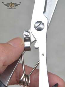 1pc ALMIGHTY EAGLE Stainless Steel Multi-Function Fishing Pliers Luya Pliers Rubber And Plastic Non-Slip Handle Multi-Function Straight Mouth Fish Line Cutters Luya Pliers Outdoor Fishing Hook Pliers Wire Tying Pliers Fishing Tools - Multicolor - View 6