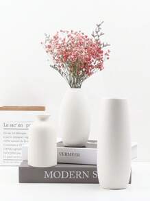 1 件黑色/白色陶瓷花瓶-花瓶干花花瓶适用于现代家居装饰，适合门厅客厅壁炉卧室厨房，可作为精美礼物 - 彩色 - 查看 6