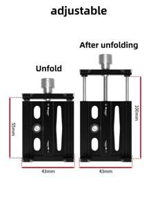 1pc Aluminum Motorcycle/Bicycle Phone Holder, Shock-Proof Mobile Phone Mount Bracket For Delivery/Navigation Use