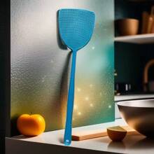 مصيدة الذباب اليدوية 3 قطع / 2 قطع / 1 قطعة، قاتل الحشرات المنزلية و الحشرات في السكن الجامعي ، مقبض طويل متين ، لا يسهل كسره