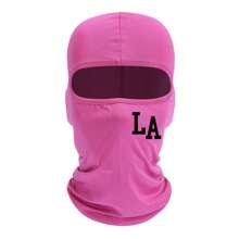2pcs/1pc Letter Printing Ski Mask Balaclava Face Mask For Men Women Windproof Scarf For Snowboard Motorcycle Spring And Summer