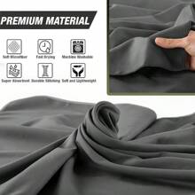 1 pezzo Asciugamano da campeggio monocromatico, asciugamano da viaggio in microfibra super assorbente e ad asciugatura rapida, asciugamano da spiaggia ultra morbido e compatto ad asciugatura veloce, adatto per nuoto, spiaggia, fitness, escursionismo, yoga, viaggi, zaini sportivi, con custodia con cerniera, accessori da spiaggia, galleggiante da piscina