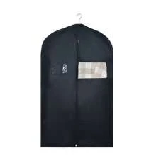 1pc Garment Bag With Transparent Window, Suitable For Hanging In Bedroom, Closet Or Home Storage Cabinet - Includes Suit Jacket, Dress And Coat Bags With Windows