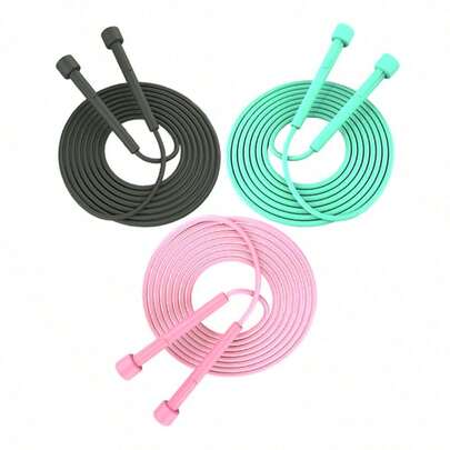 1 pièce Corde à sauter ajustable de 110 pouces en plastique PVC, corde à sauter multifonctionnelle d'un diamètre de 5 pouces pour la perte de poids, l'endurance et l'entraînement cardio pour hommes et femmes, gym, sport, exercices à domicile