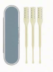 3/6 pièces - Set de Coupe-Cheveux de Nez Manuel, Coupe à 360°, Tête de Coupe Double-Tranchant, Élément Essentiel de Soins Personnels en Toute Sécurité, Sans Batterie Nécessaire, Facile à Nettoyer, Matériau en Plastique