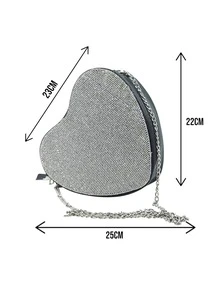 BOLSO DE HOMBRO PARA DAMA  60035 - Negro - Ver 1