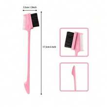 Hair Edge Brush Double Sided Edge Control Hair Smooth Comb Brushes Eyebrow Brush For Women Haircare Heatless