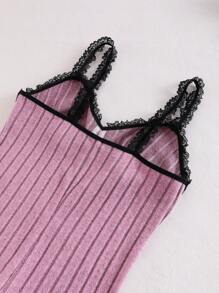 Dames romper met geplooide bandjes, nachtkleding, vakantie