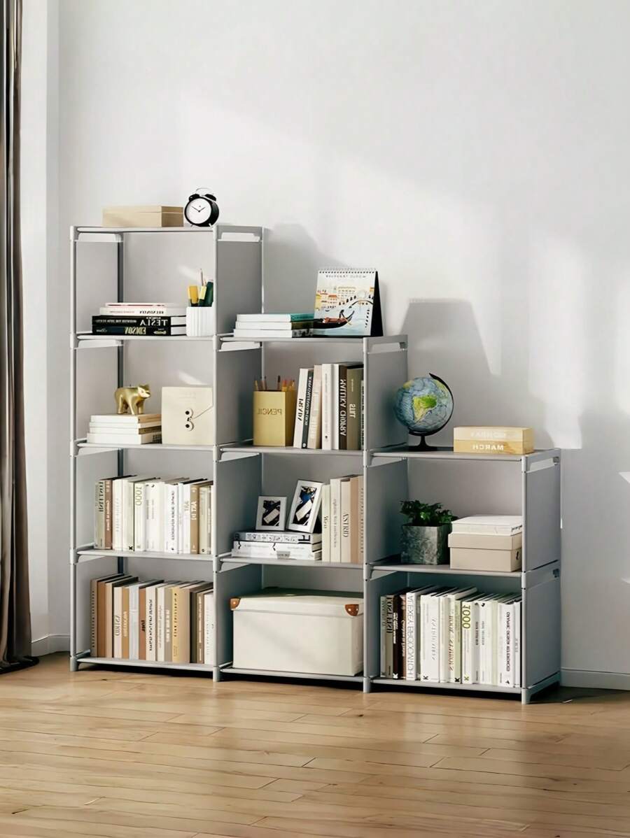 1pc Space Saving Portable Wardrobe, Multifunctional Cube Storage Shelves, Free Assembly, Closet Organizer For Home, Office, Dorm, Bedroom, Living Room, Book Storage, Holiday, Christmas, Kids Gift - Multicolor - View 1