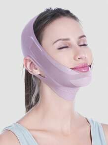1 قطعة قناع تنحيف بماسك نوم تجميلي، قناع تشكيل جديد من القماش للارتداء المنزلي للنساء