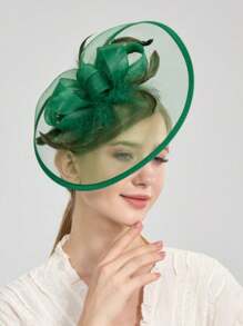 1 bucă pălărie fascinatoare pălărie cu pene, ceai, petrecere, curse de cai pentru femei, pălărie Kentucky Derby pentru femei și fete