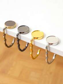Creative Bag Hanging Rack Handbag Hook Folding Storage Rack Portable Key Ring Alloy Table Hook Hardware Home Organizer Bag Accessories Travel Essentials