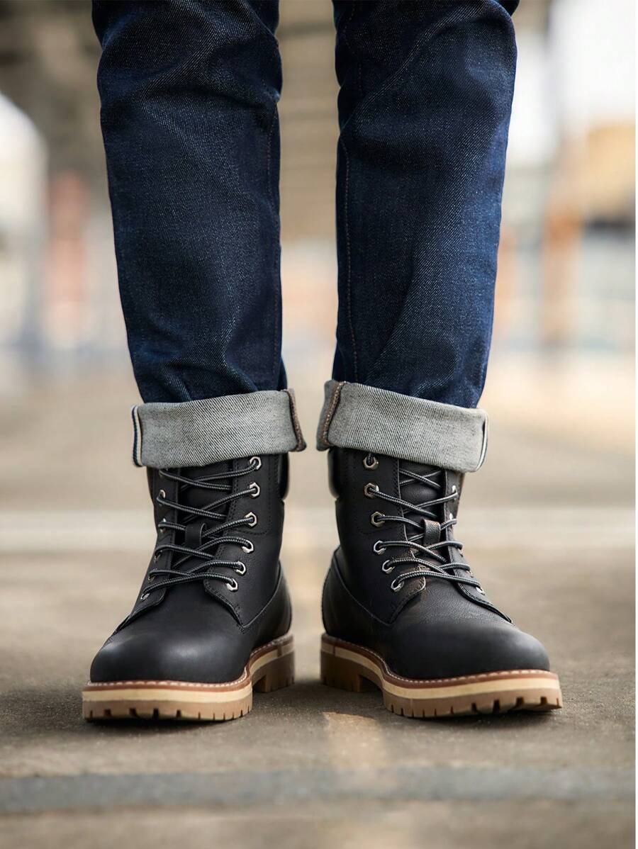 Botas Clásicas de Invierno y Otoño para Hombre, Botas de Trabajo al Aire Libre 2.0