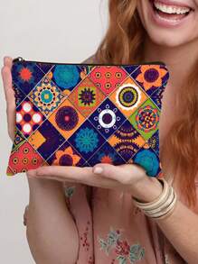 Adorable Owl Print Cosmetic Organizer - Lightweight & Portable Travel Bag For Makeup, Toiletries, Phone & Pencils - Durable, Stylish & Multi-Purpose, Perfect Party Gift