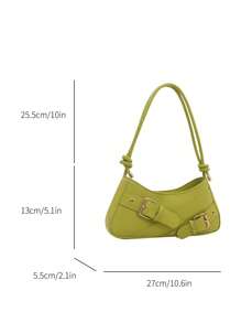 Bolso de hombro de dama de diseño minimalista y moderno, con acabado de alta gama ideal para el uso diario