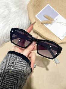 1 pieza Gafas de moda multifuncionales con montura de policarbonato en estilo clásico, casual y retro, adecuadas para exterior, trayectos, todas las estaciones, conducción, pesca, deportes, fotografía callejera y pasarela, unisex
