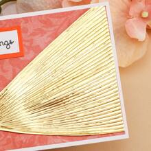 French Twist 3D Embossing Folder - Ideal For DIY Card Making & Scrapbooking, Plastic, Easy-To-Use For Stunning Paper Crafts - White - View 8