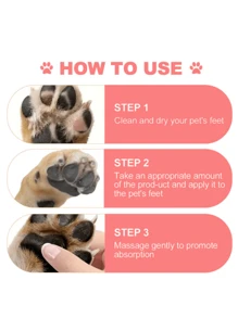 40g, Cats And Dogs Clean Hands Footprints Anti-Dry Crack PAWS, Screw Rod Design Is Not Dirty Hands, Cats And Dogs Universal