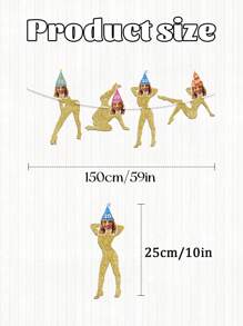 7pcs/14pcs/21pcs Customized Photo Birthday Banner - Personalized Portrait Banner, Suitable For Any Age, Multi-Functional Mildew-Proof Reusable Party Decoration, Customizable Photos And Text. Cute And Fashionable Mini Banner, Ideal For Weddings, Parties, Birthdays, Anniversaries, Valentine's Day, Mother's Day, Father's Day. - Multicolor - View 7