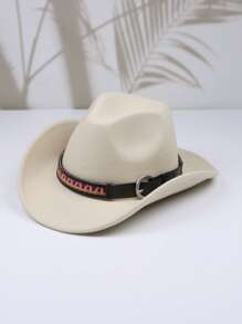 1pc Women's Fashion Pink Heart Shaped Soft Brim Hat, Fashionable Detachable Vintage Embroidery Wide Belt Decor Outdoor Jazz Hiking Hat, Unisex Versatile Stage Performance Cap - Multicolor - View 10