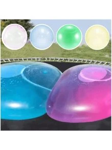 1pc Extra Large Inflatable Bubble Ball, Transparent Water-Filled Bouncy Ball - Multicolor - View 6