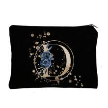 1 Pc Cosmetic Bag Makeup Bags Wallet Name Initials A-Z Letter Pattern Toiletry Organizer Pouch Wash Bag Zipper Phone Purse Pencil Pouch Clutch Bag Teacher Gifts Travel Essentials For Women Girl Gift For For Makeup Tools Makeup Brushes Storage Makeup Organizer Make Up Organizer Makeup Storage Makeup Pouch Make Up Pouch