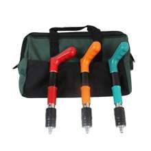 MAZHA Herramienta manual de remachado de acero para fijación en pared, procesamiento de metal, instalación de techos, fijación en paredes de cemento y sin cable